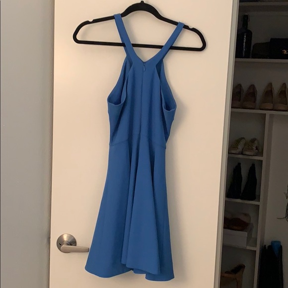 Elizabeth and James Blue Mini Dress - Picture 3 of 4